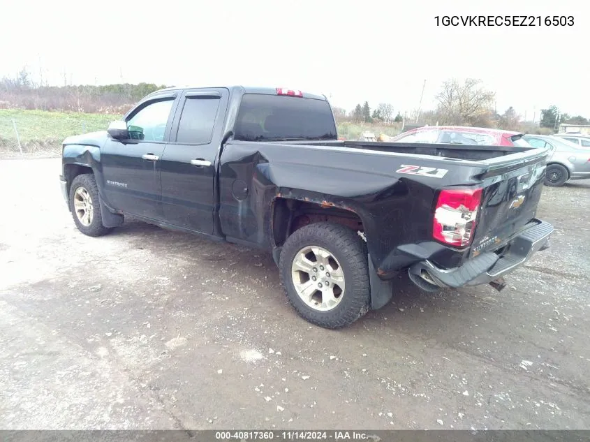 2014 Chevrolet Silverado 1500 2Lt VIN: 1GCVKREC5EZ216503 Lot: 40817360