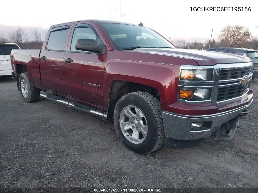 2014 Chevrolet Silverado 1500 2Lt VIN: 1GCUKREC6EF195156 Lot: 40817698