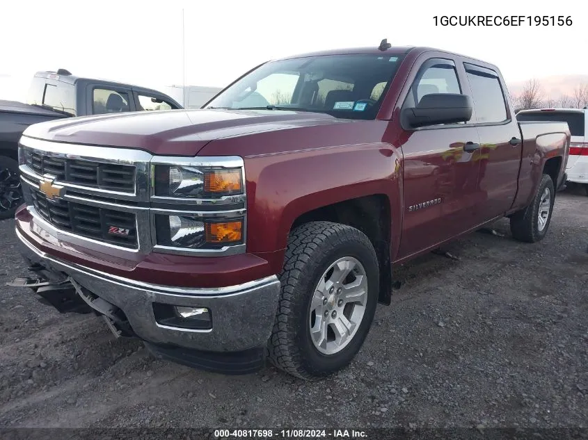 2014 Chevrolet Silverado 1500 2Lt VIN: 1GCUKREC6EF195156 Lot: 40817698