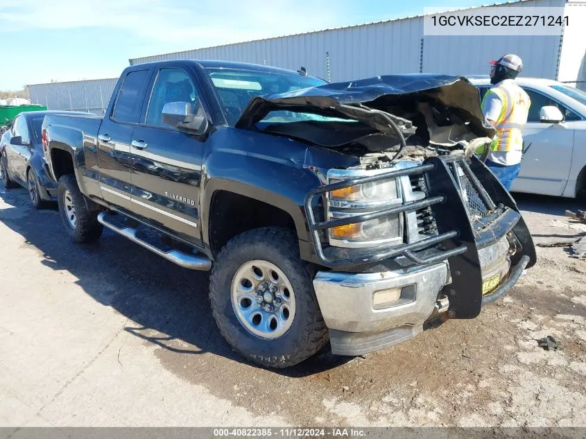 2014 Chevrolet Silverado 1500 2Lz VIN: 1GCVKSEC2EZ271241 Lot: 40822385