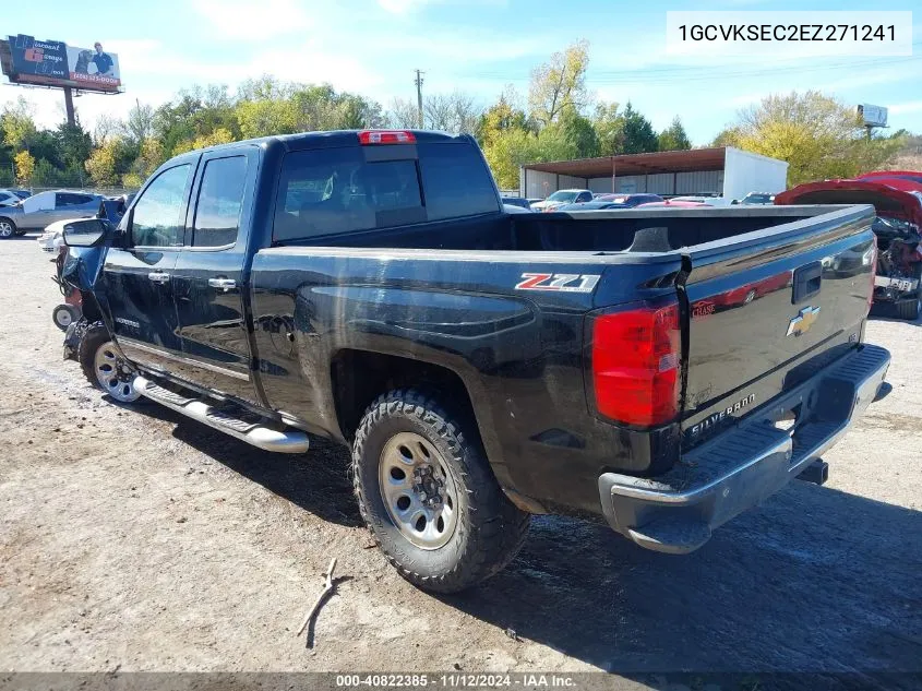 2014 Chevrolet Silverado 1500 2Lz VIN: 1GCVKSEC2EZ271241 Lot: 40822385