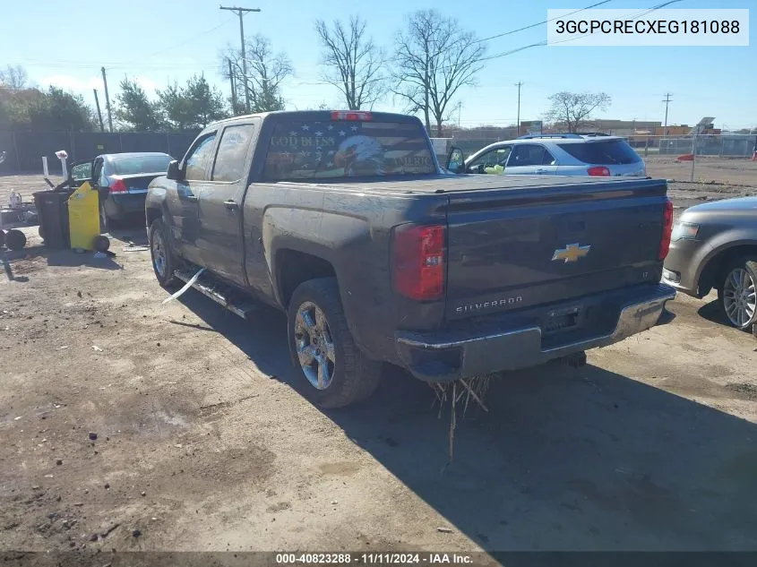 2014 Chevrolet Silverado 1500 1Lt VIN: 3GCPCRECXEG181088 Lot: 40823288