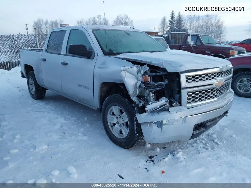 2014 Chevrolet Silverado 1500 1Lt VIN: 3GCUKREC8EG504091 Lot: 40825520