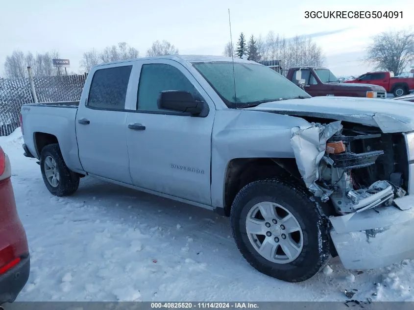 2014 Chevrolet Silverado 1500 1Lt VIN: 3GCUKREC8EG504091 Lot: 40825520