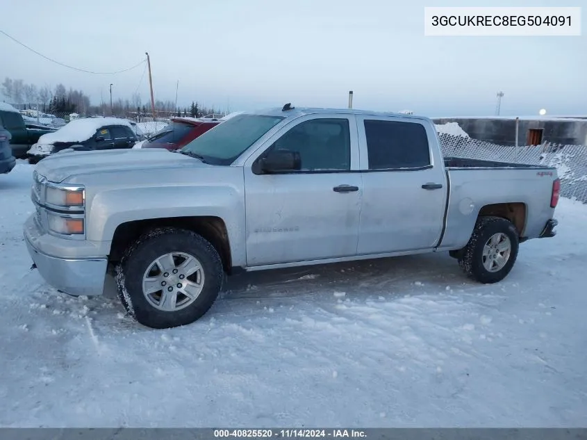 2014 Chevrolet Silverado 1500 1Lt VIN: 3GCUKREC8EG504091 Lot: 40825520