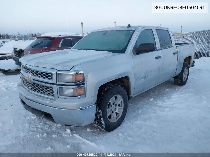 2014 Chevrolet Silverado 1500 1Lt VIN: 3GCUKREC8EG504091 Lot: 40825520