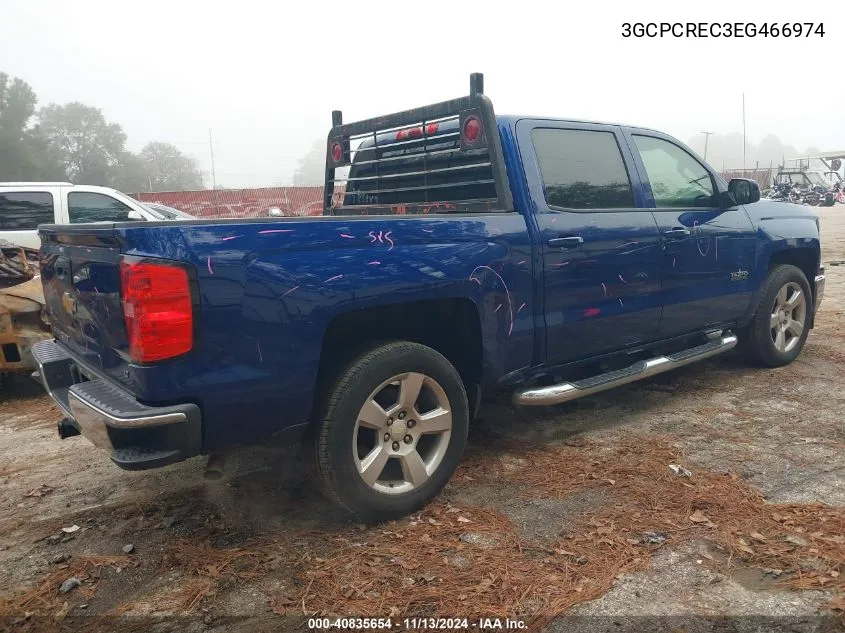 3GCPCREC3EG466974 2014 Chevrolet Silverado 1500 1Lt