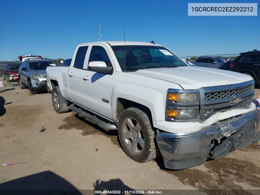 1GCRCREC2EZ292212 2014 Chevrolet Silverado 1500 1Lt