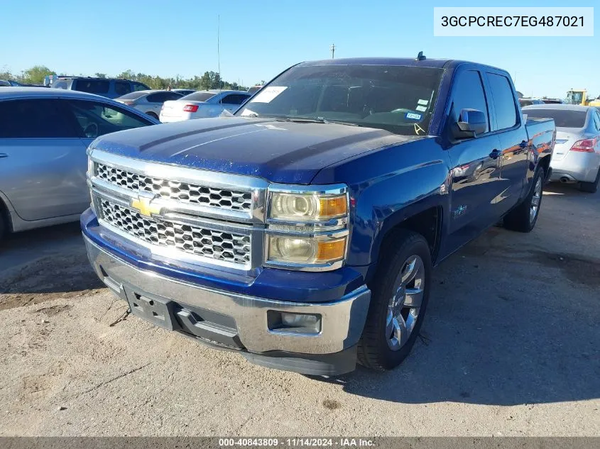 3GCPCREC7EG487021 2014 Chevrolet Silverado 1500 1Lt