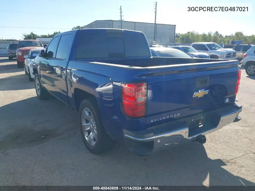 3GCPCREC7EG487021 2014 Chevrolet Silverado 1500 1Lt