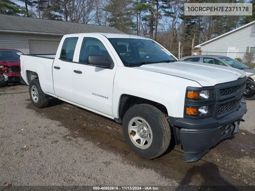 2014 Chevrolet Silverado 1500 Work Truck 1Wt VIN: 1GCRCPEH7EZ371178 Lot: 40852616