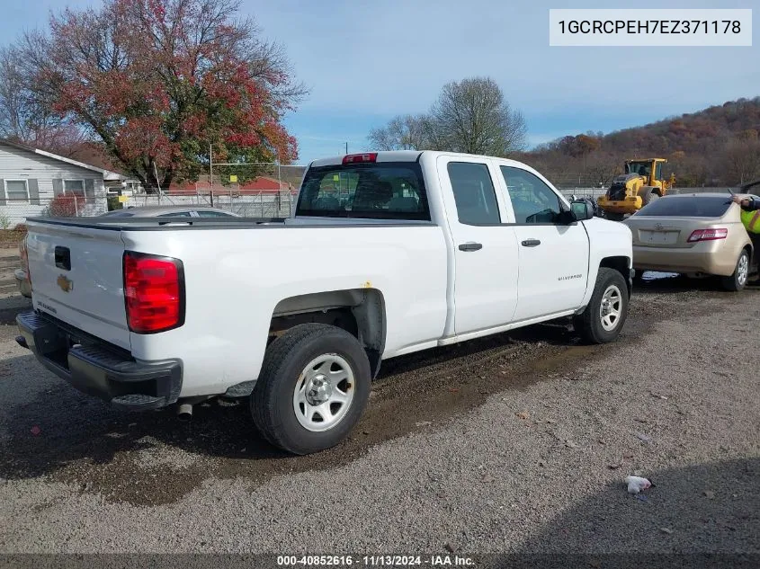 2014 Chevrolet Silverado 1500 Work Truck 1Wt VIN: 1GCRCPEH7EZ371178 Lot: 40852616