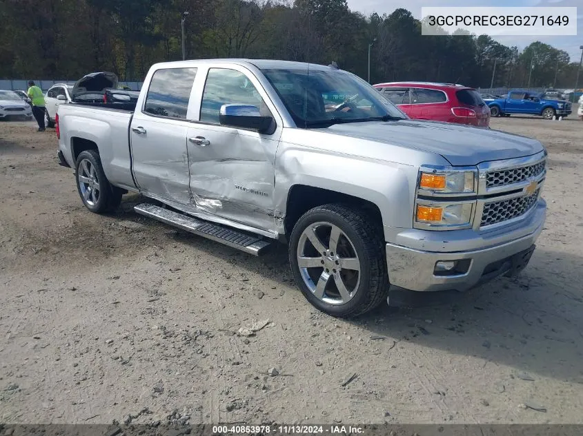 2014 Chevrolet Silverado 1500 1Lt VIN: 3GCPCREC3EG271649 Lot: 40853978