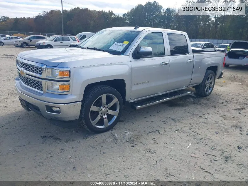 2014 Chevrolet Silverado 1500 1Lt VIN: 3GCPCREC3EG271649 Lot: 40853978