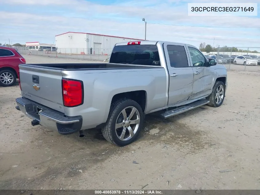 2014 Chevrolet Silverado 1500 1Lt VIN: 3GCPCREC3EG271649 Lot: 40853978