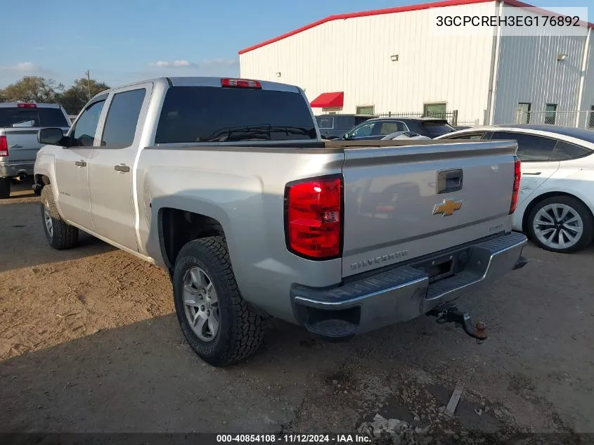 2014 Chevrolet Silverado 1500 1Lt VIN: 3GCPCREH3EG176892 Lot: 40854108