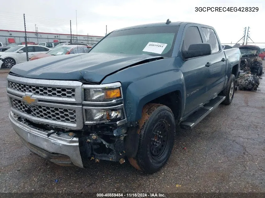 2014 Chevrolet Silverado 1500 1Lt VIN: 3GCPCREC4EG428329 Lot: 40859484