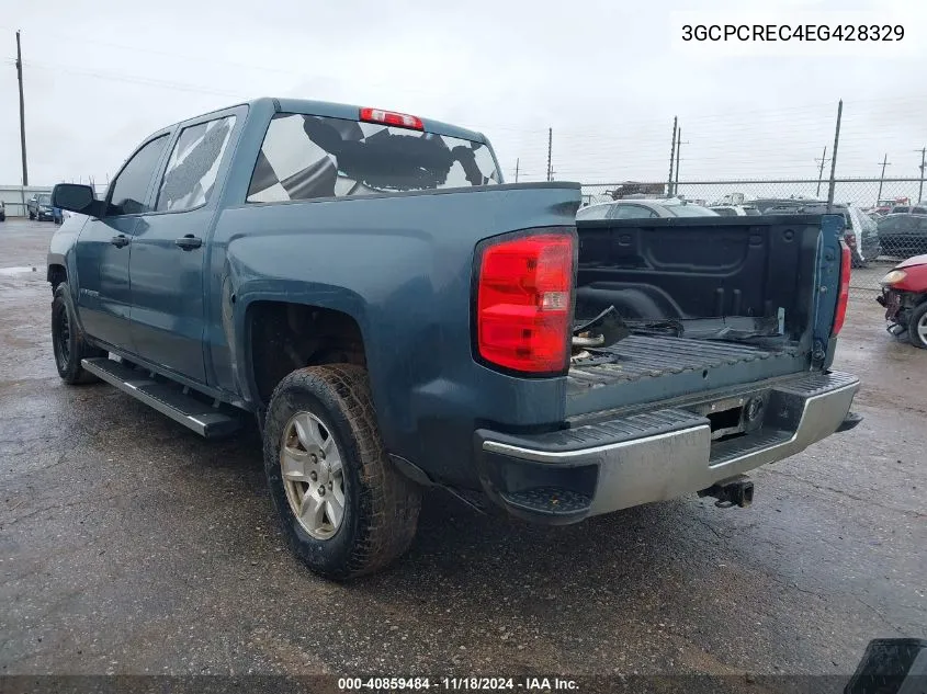 2014 Chevrolet Silverado 1500 1Lt VIN: 3GCPCREC4EG428329 Lot: 40859484