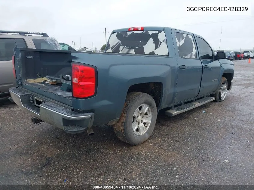 2014 Chevrolet Silverado 1500 1Lt VIN: 3GCPCREC4EG428329 Lot: 40859484