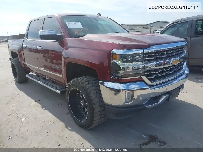 3GCPCRECXEG410417 2014 Chevrolet Silverado 1500 1Lt