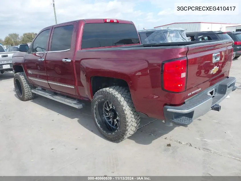 3GCPCRECXEG410417 2014 Chevrolet Silverado 1500 1Lt