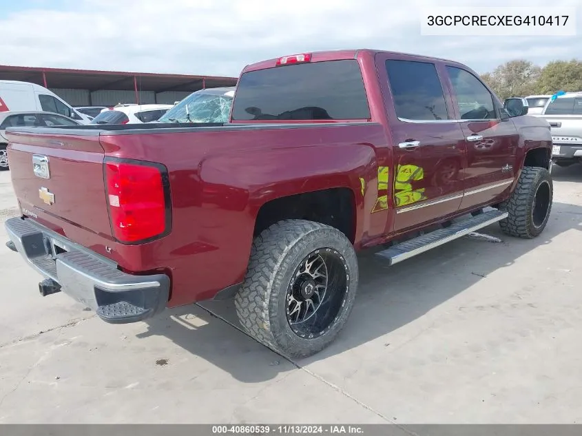 3GCPCRECXEG410417 2014 Chevrolet Silverado 1500 1Lt