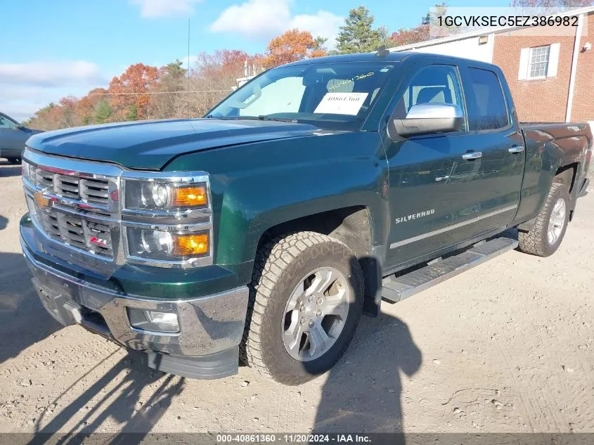 2014 Chevrolet Silverado 1500 2Lz VIN: 1GCVKSEC5EZ386982 Lot: 40861360