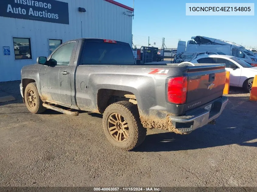 2014 Chevrolet Silverado 1500 Work Truck 1Wt VIN: 1GCNCPEC4EZ154805 Lot: 40863057