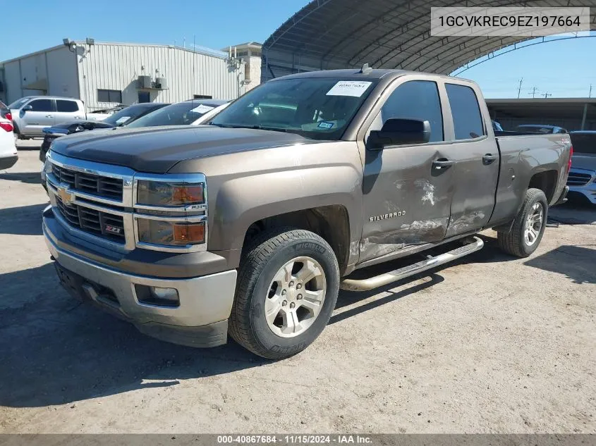 2014 Chevrolet Silverado 1500 2Lt VIN: 1GCVKREC9EZ197664 Lot: 40867684