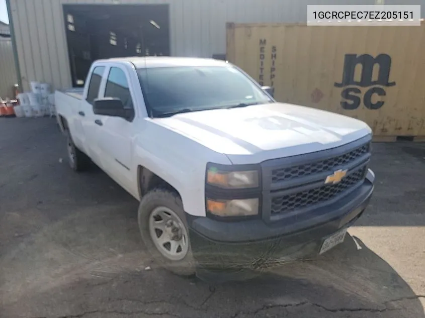 2014 Chevrolet Silverado 1500 Work Truck 1Wt VIN: 1GCRCPEC7EZ205151 Lot: 40870132