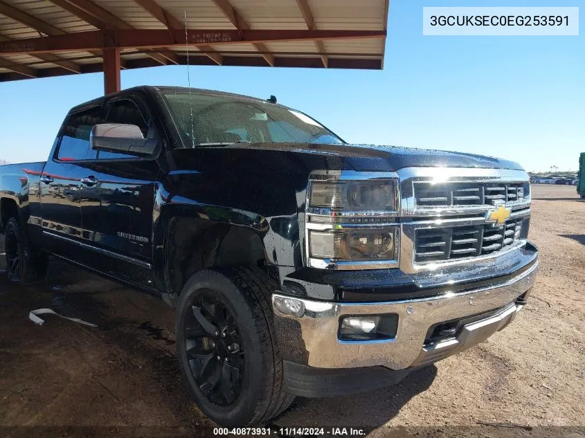 2014 Chevrolet Silverado 1500 1Lz/2Lz VIN: 3GCUKSEC0EG253591 Lot: 40873931