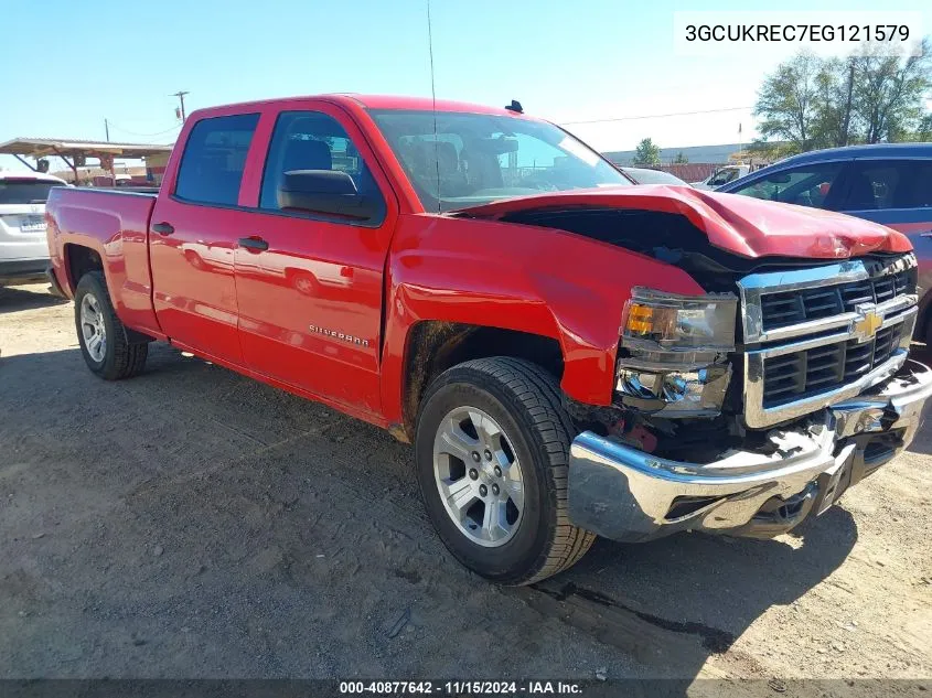 2014 Chevrolet Silverado 1500 2Lt VIN: 3GCUKREC7EG121579 Lot: 40877642