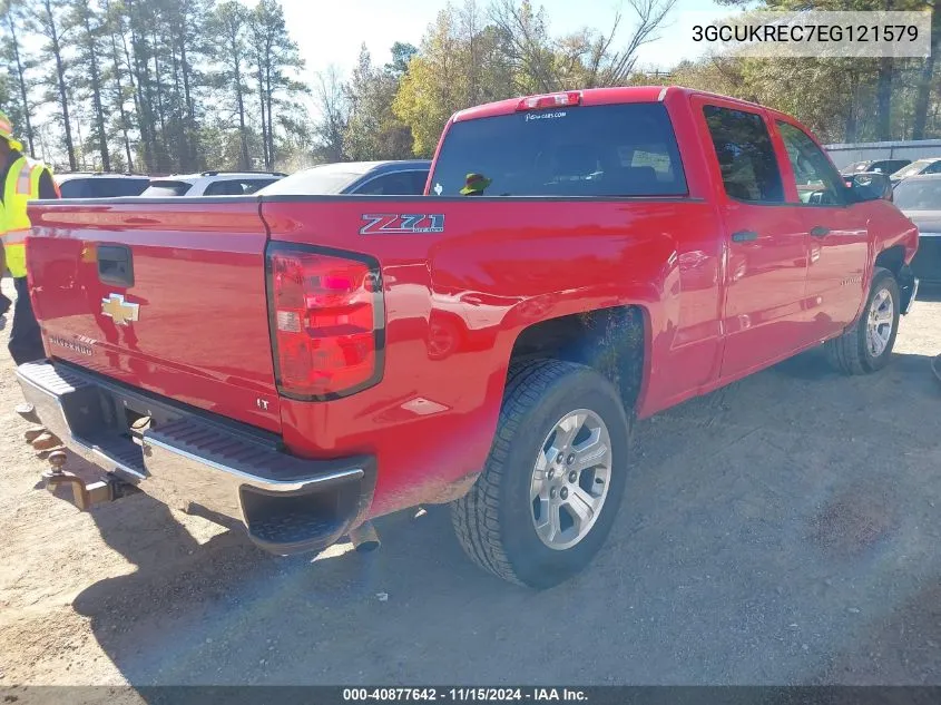 2014 Chevrolet Silverado 1500 2Lt VIN: 3GCUKREC7EG121579 Lot: 40877642