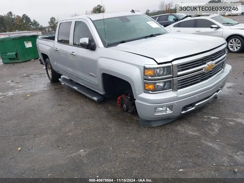 2014 Chevrolet Silverado 1500 High Country VIN: 3GCUKTEC0EG350246 Lot: 40879584