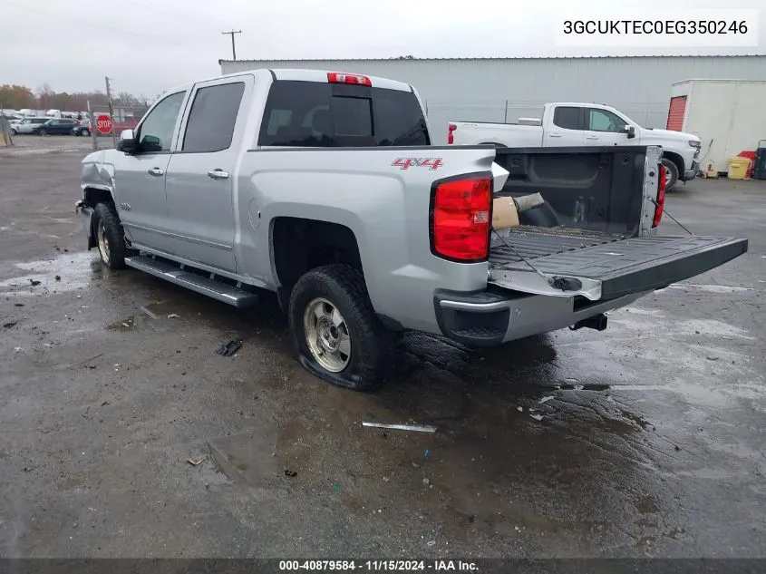 2014 Chevrolet Silverado 1500 High Country VIN: 3GCUKTEC0EG350246 Lot: 40879584