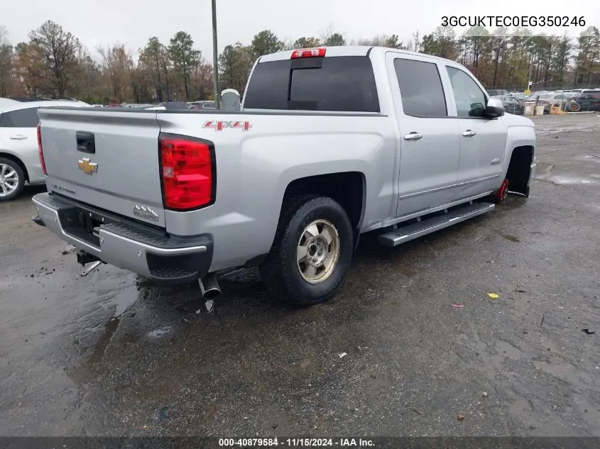 2014 Chevrolet Silverado 1500 High Country VIN: 3GCUKTEC0EG350246 Lot: 40879584