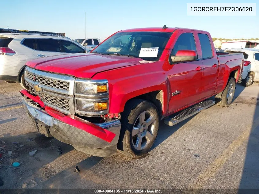 2014 Chevrolet Silverado 1500 1Lt VIN: 1GCRCREH7EZ306620 Lot: 40884135