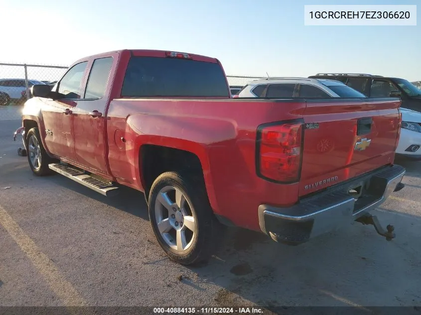 2014 Chevrolet Silverado 1500 1Lt VIN: 1GCRCREH7EZ306620 Lot: 40884135