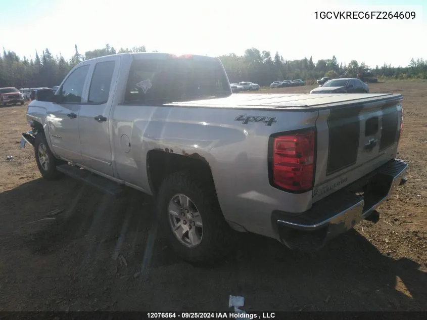 1GCVKREC6FZ264609 2015 Chevrolet Silverado K1500 Lt