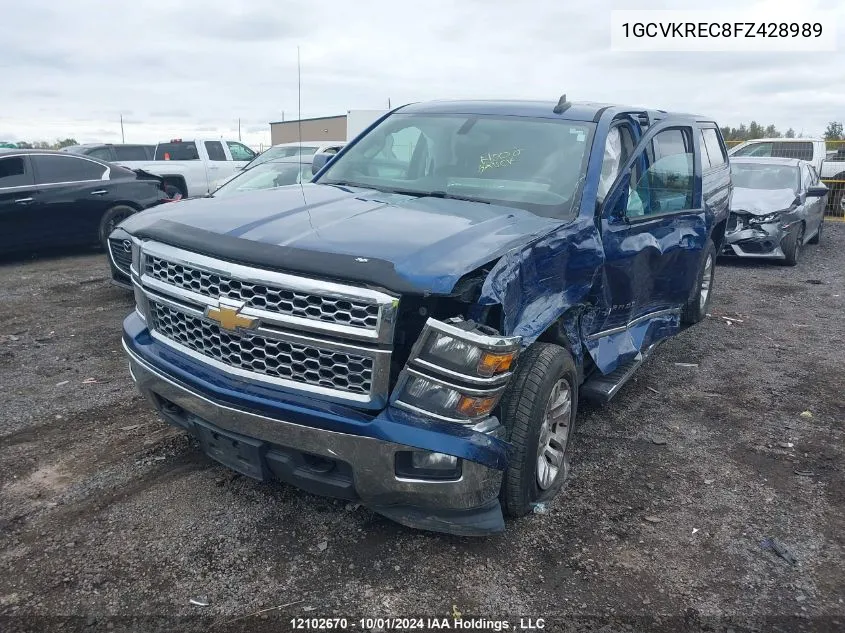 1GCVKREC8FZ428989 2015 Chevrolet Silverado 1500