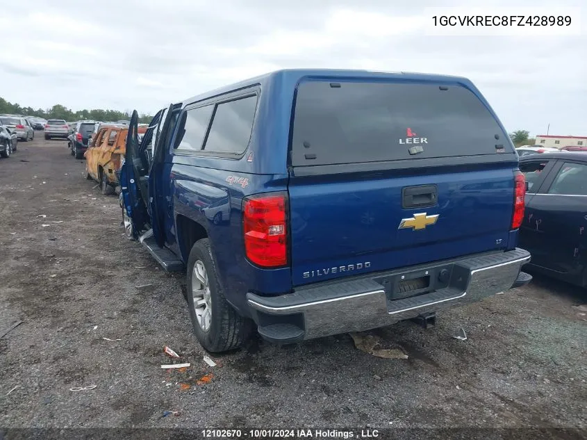 2015 Chevrolet Silverado 1500 VIN: 1GCVKREC8FZ428989 Lot: 12102670