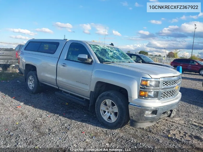 2015 Chevrolet Silverado 1500 VIN: 1GCNKRECXFZ367922 Lot: 12121700