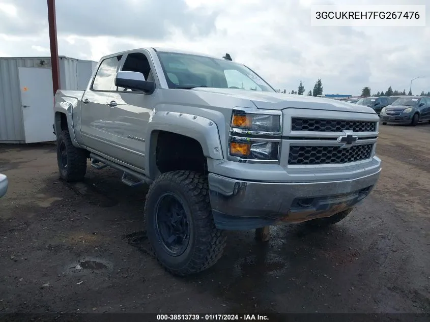 2015 Chevrolet Silverado 1500 1Lt VIN: 3GCUKREH7FG267476 Lot: 38513739