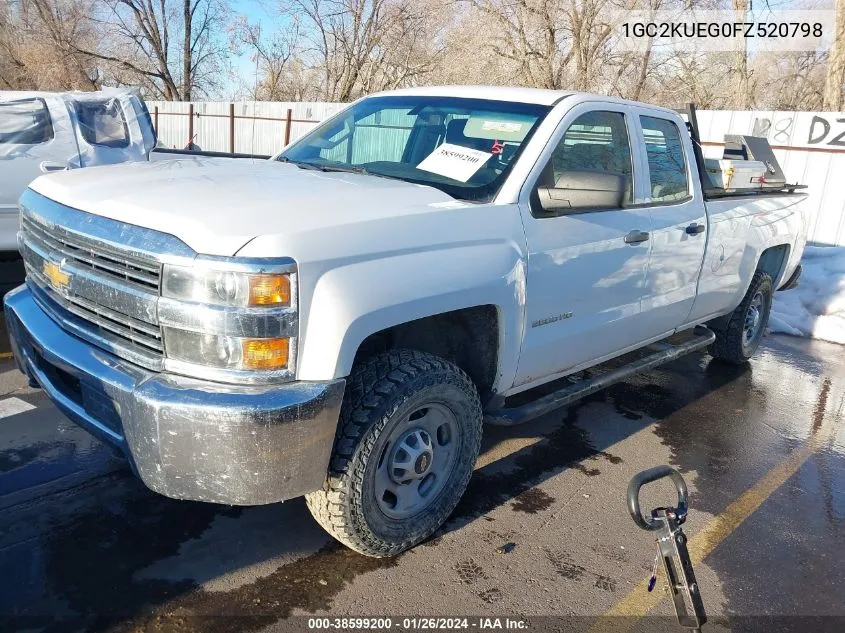 2015 Chevrolet Silverado 2500Hd Wt VIN: 1GC2KUEG0FZ520798 Lot: 38599200