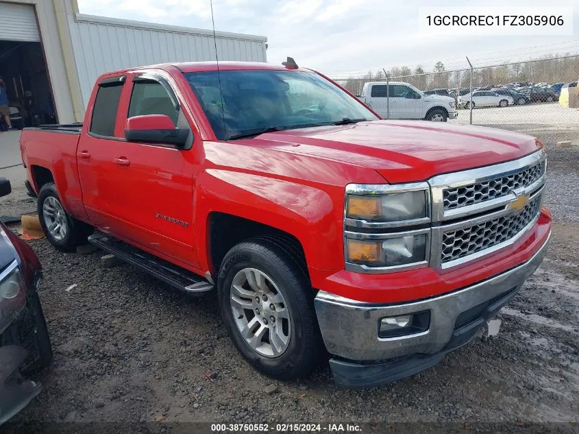 2015 Chevrolet Silverado 1500 1Lt VIN: 1GCRCREC1FZ305906 Lot: 38750552