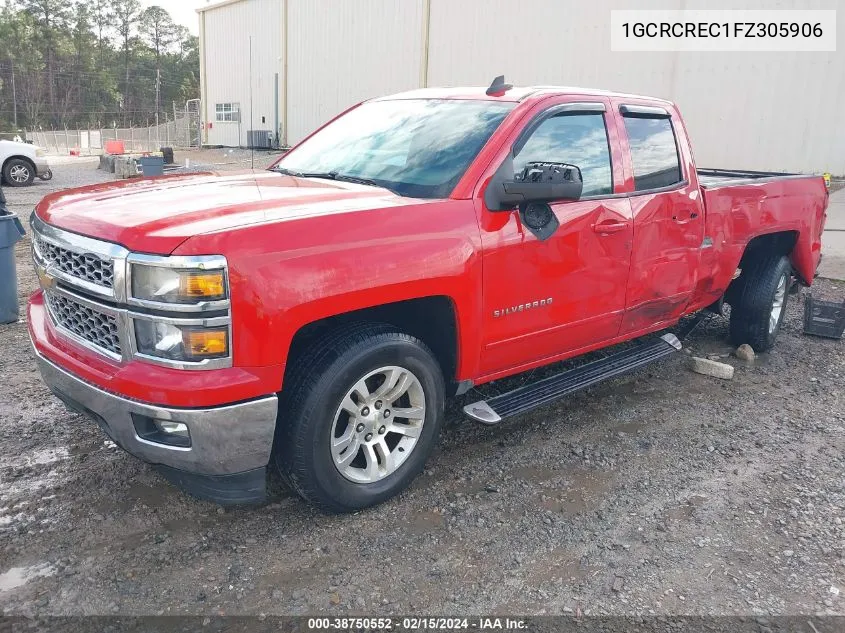 2015 Chevrolet Silverado 1500 1Lt VIN: 1GCRCREC1FZ305906 Lot: 38750552