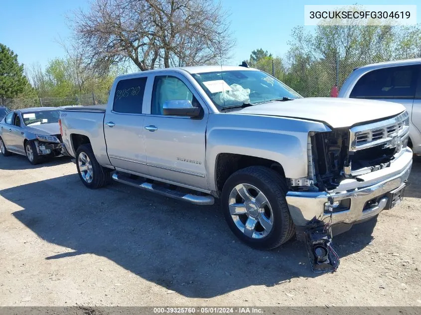 2015 Chevrolet Silverado 1500 2Lz VIN: 3GCUKSEC9FG304619 Lot: 39325760