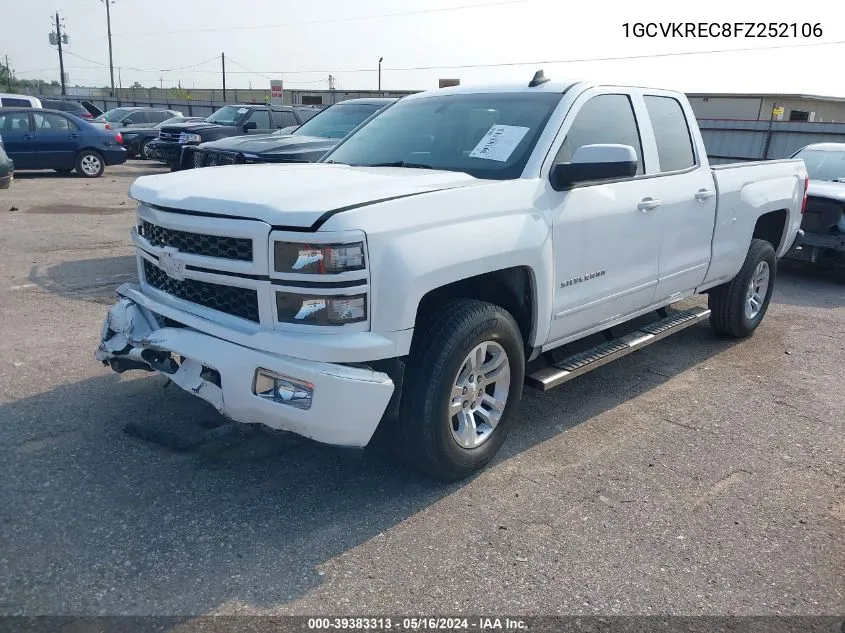 2015 Chevrolet Silverado 1500 1Lt VIN: 1GCVKREC8FZ252106 Lot: 39383313