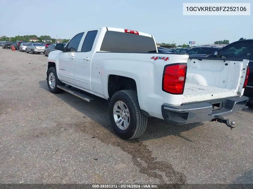 2015 Chevrolet Silverado 1500 1Lt VIN: 1GCVKREC8FZ252106 Lot: 39383313