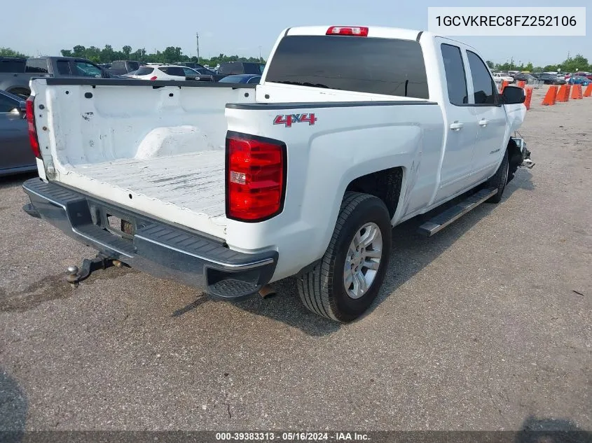 2015 Chevrolet Silverado 1500 1Lt VIN: 1GCVKREC8FZ252106 Lot: 39383313